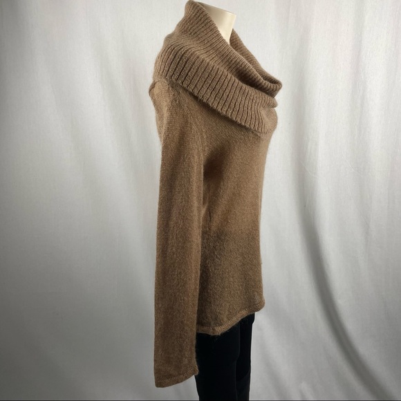 Cassis Cowl Neck Camel Colour Sweater M - Picture 8 of 9